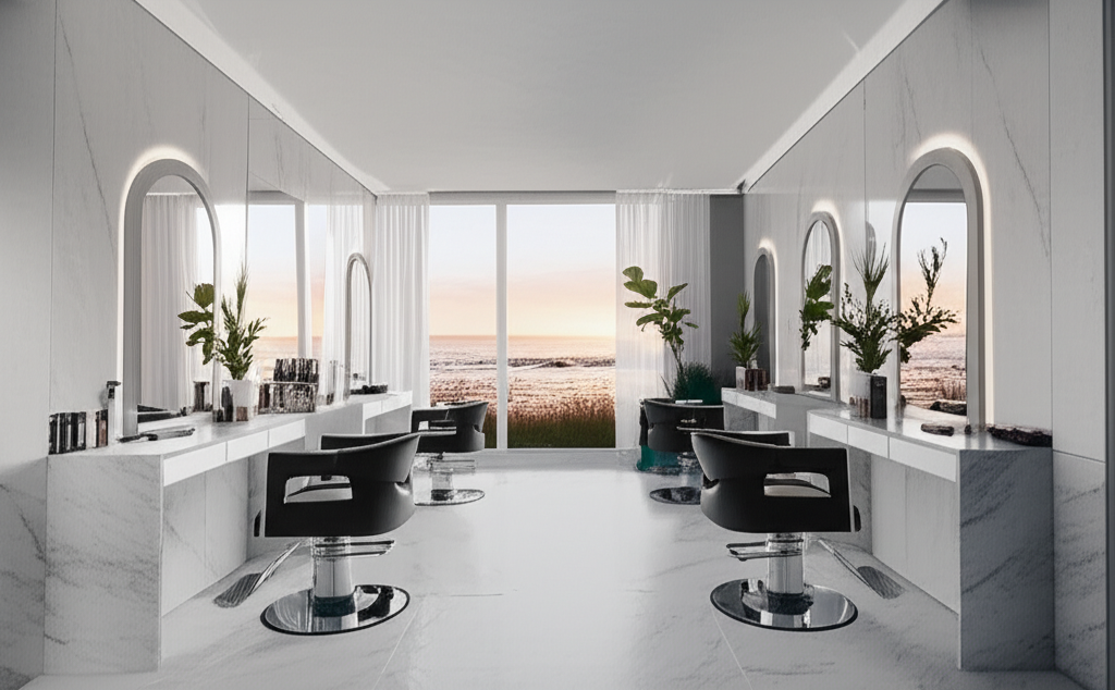 Luxury Modern Salon Interior